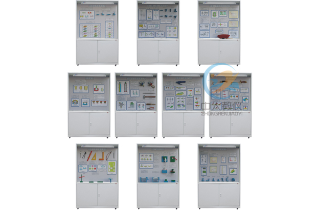 《焊、铆工工艺学》陈列柜,焊、铆工工艺学教学陈列柜