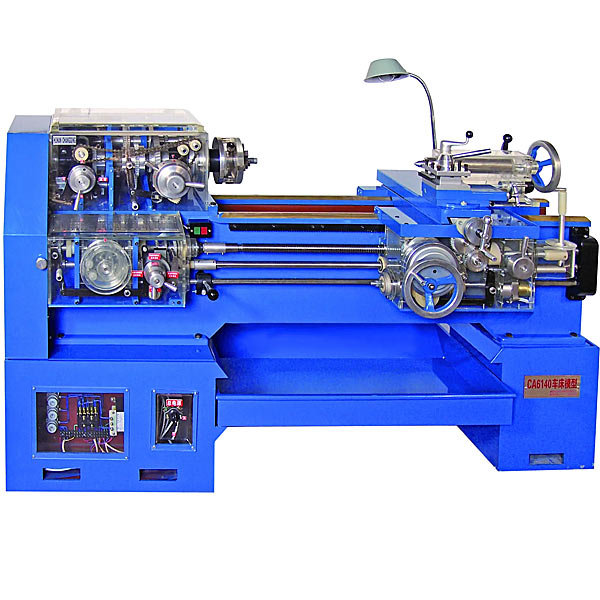 透明仿真车床示教实验台(图1) 透明拟真车床示教实验台,电气控制综合实验装置