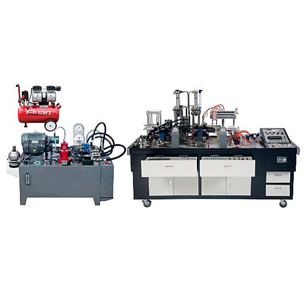 液压气动综合竞赛实训台(图1) 液压气动综合竞赛实验台,冲压机模实验装置